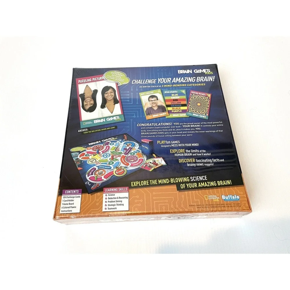BRAIN GAMES KIDS - Warning This Game Will Blow Your Mind New Sealed